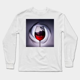 Mountains to Drink: A Captivating Double Exposure Long Sleeve T-Shirt